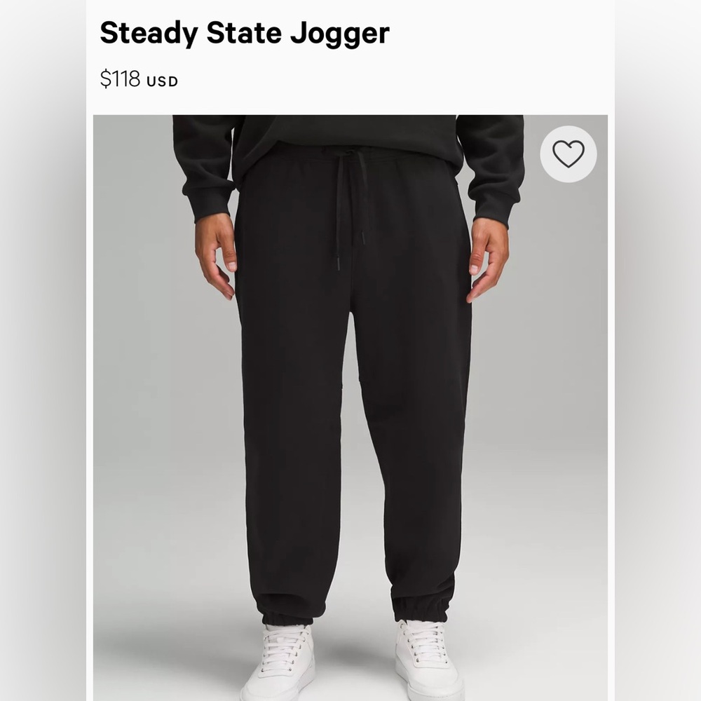 Lululemon Steady State Jogger - Black